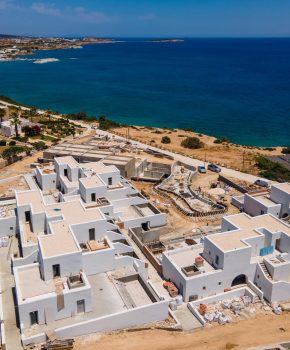 paros rocks hotel construction